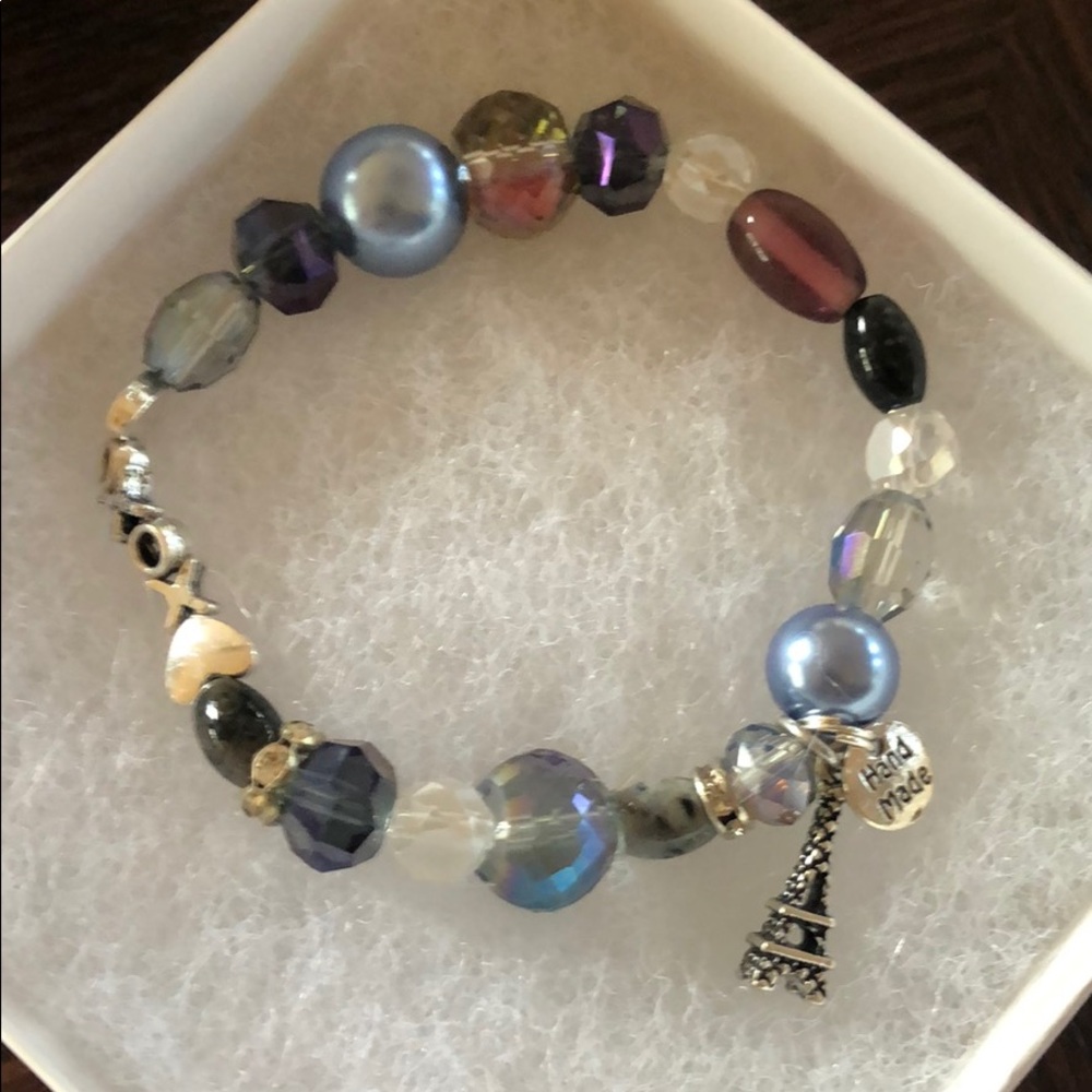 Hand beaded bracelet
